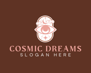 Cosmic Eye Boho logo design