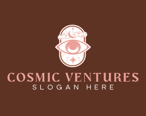 Cosmic Eye Boho logo design