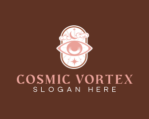 Cosmic Eye Boho logo design