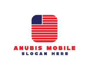 USA Flag App logo design