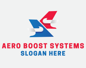 Modern Airline Transportation logo design