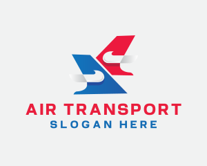 Modern Airline Transportation logo design