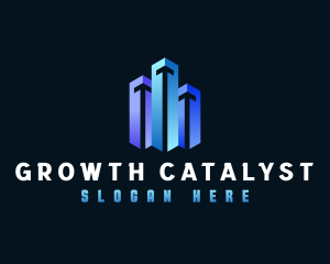 Arrow Building Real Estate logo design