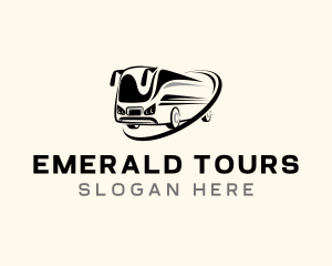 Travel Tour Bus logo design