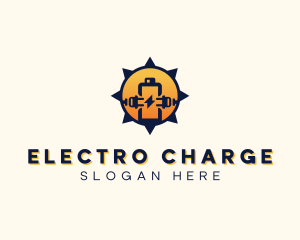 Battery Energy Plug logo design