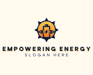 Battery Energy Plug logo design