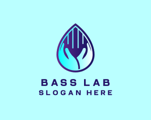 Hand Fluid Sanitizer logo design