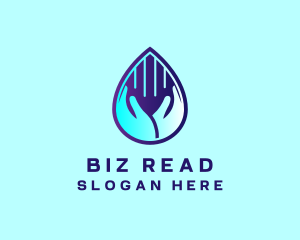 Hand Fluid Sanitizer logo design