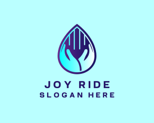 Hand Fluid Sanitizer logo design