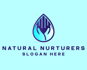 Hand Fluid Sanitizer logo design