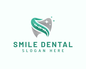 Brace Teeth Dentist logo design