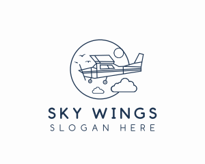 Light Airplane Aircraft logo