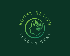 Mental Health Leaf logo design