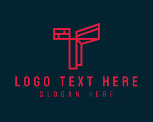 Geometric Company Letter T Logo