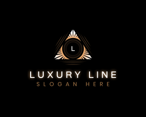 Elegant Pyramid Triangle logo design