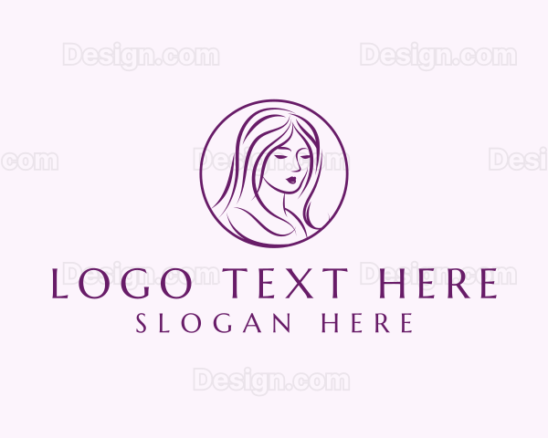 Beautiful Woman Salon Logo