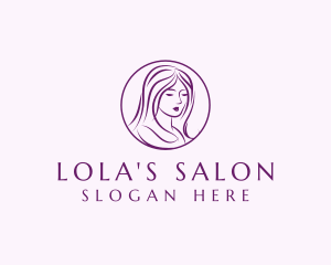 Beautiful Woman Salon logo design