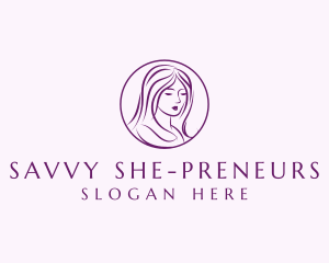 Beautiful Woman Salon logo design