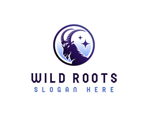 Wild Goat Horn logo design