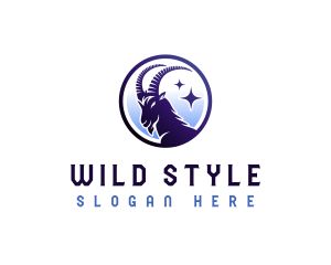 Wild Goat Horn logo design