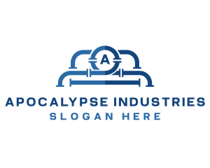 Industrial Plumbing Pipe logo design