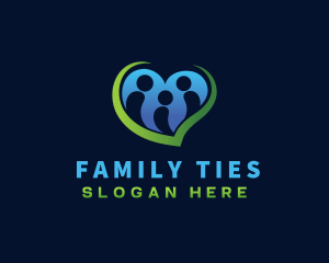 Heart Family Community logo design