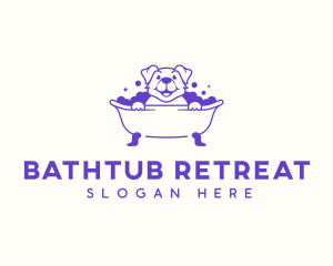 Pet Bathtub Grooming logo