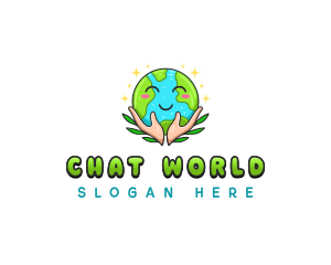 Happy Earth Nature logo design