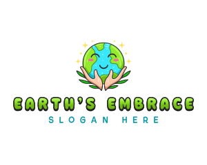 Happy Earth Nature logo design