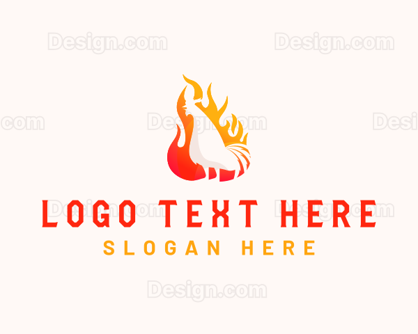 Roasted Chicken Flame Logo