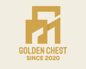 Golden Property Building logo design