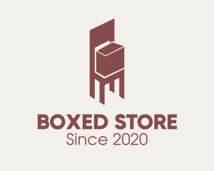 Brown Chair Box logo design