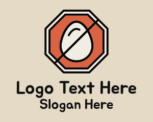 Egg Stop Sign logo