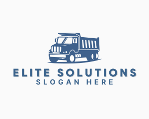 Dump Truck Transportation Vehicle Logo