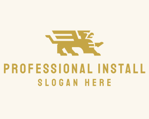 Professional Griffin Wings logo design