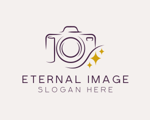 Camera Lens Photography logo design