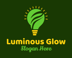 Renewable Energy Bulb logo design