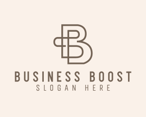 Generic Business Letter B  logo design