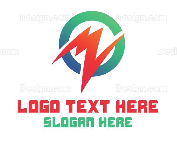 Modern Round Spark Logo