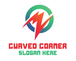 Modern Round Spark logo