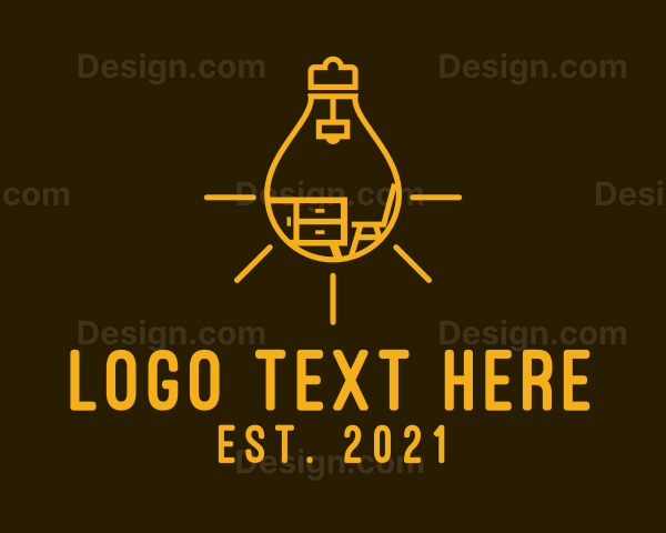 Light Bulb Furniture Logo