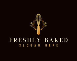 Luxury Culinary Whisk logo design