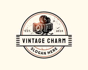 Camera Photography Vintage logo design