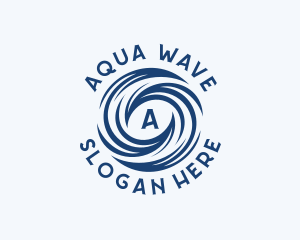 Water Waves Whirlpool logo design