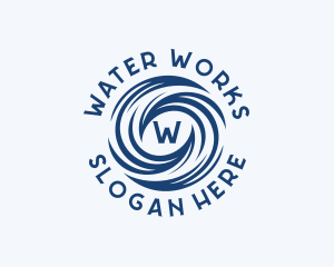 Water Waves Whirlpool logo design