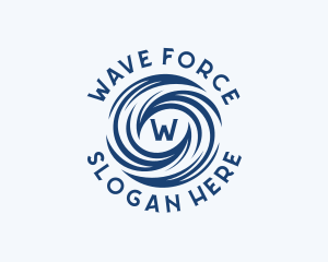 Water Waves Whirlpool logo design