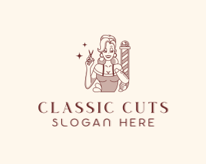 Barber Salon Stylist logo