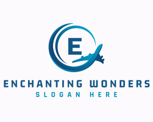 Plane Travel Airline logo design