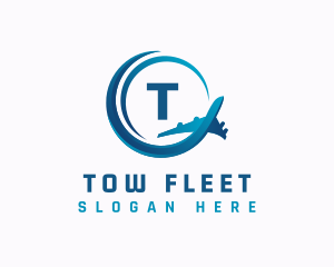 Plane Travel Airline logo design