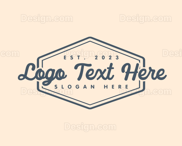 Generic Retro Hexagon Logo